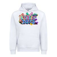 White senior 2023 Urban Hoodie - Zillion Design Studio