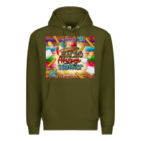 Army Green nacho average teacher Premium Hoodie - CTS Tumbler Store