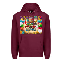 Burgundy nacho average teacher Premium Hoodie - CTS Tumbler Store