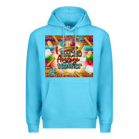 Ocean Blue nacho average teacher Premium Hoodie - CTS Tumbler Store