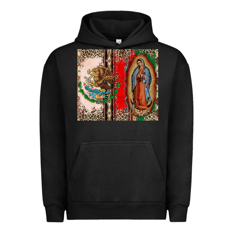 Virgin Mary Mexican Flag Urban Hoodie by CTS Tumbler Store | Teevron