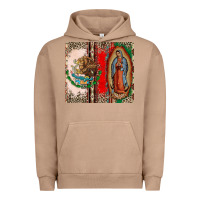 Pigment Burro Virgin Mary Mexican Flag Urban Hoodie - CTS Tumbler Store