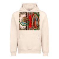 Sandshell Virgin Mary Mexican Flag Urban Hoodie - CTS Tumbler Store