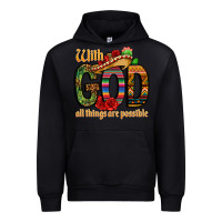 Black with god all things are possible Urban Hoodie - CTS Tumbler Store