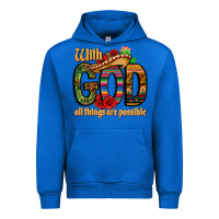 Cobalt with god all things are possible Urban Hoodie - CTS Tumbler Store