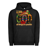 Pigment Black with god all things are possible Urban Hoodie - CTS Tumbler Store