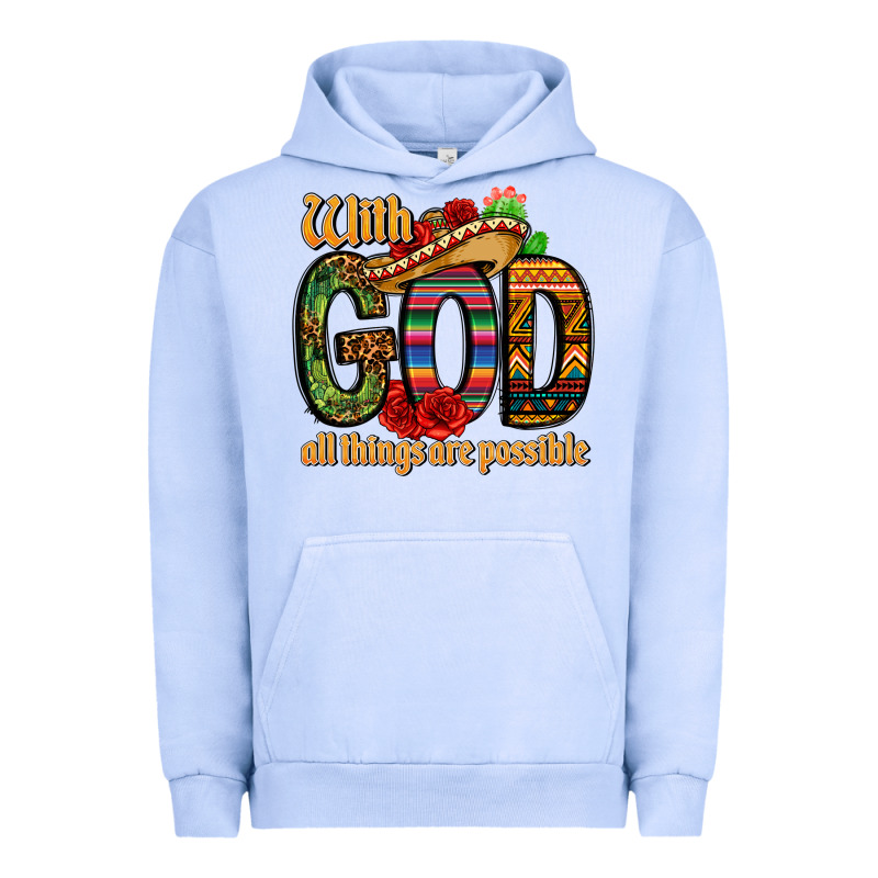 With God All Things Are Possible Urban Hoodie by CTS Tumbler Store | Teevron