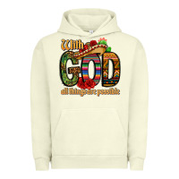 Pigment Pistachio with god all things are possible Urban Hoodie - CTS Tumbler Store
