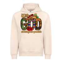 Sandshell with god all things are possible Urban Hoodie - CTS Tumbler Store