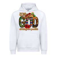 White with god all things are possible Urban Hoodie - CTS Tumbler Store