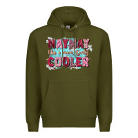 Army Green naynay like a mom Premium Hoodie - Zillion Design Studio
