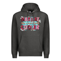 Charcoal Heather naynay like a mom Premium Hoodie - Zillion Design Studio