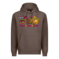 Coffee peace love tacos Premium Hoodie - CTS Tumbler Store