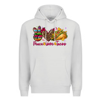 Dove Grey peace love tacos Premium Hoodie - CTS Tumbler Store