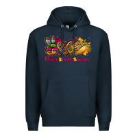 Navy peace love tacos Premium Hoodie - CTS Tumbler Store