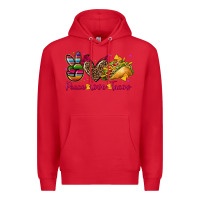 Red peace love tacos Premium Hoodie - CTS Tumbler Store