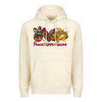 Sandshell peace love tacos Premium Hoodie - CTS Tumbler Store