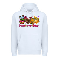 White peace love tacos Premium Hoodie - CTS Tumbler Store