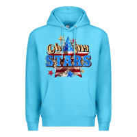 Ocean Blue oh my stars Premium Hoodie - Zillion Design Studio