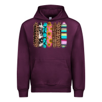 Mauve Wine Western brushstrokes Urban Hoodie - CTS Tumbler Store