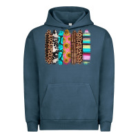 Pigment Midnight Navy Western brushstrokes Urban Hoodie - CTS Tumbler Store