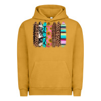 Pigment Peanut Butter Western brushstrokes Urban Hoodie - CTS Tumbler Store