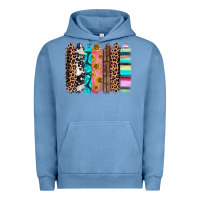 Pigment Pebble Blue Western brushstrokes Urban Hoodie - CTS Tumbler Store