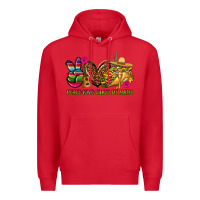 Red peace love cinco de mayo Premium Hoodie - CTS Tumbler Store