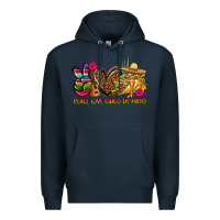 Navy peace love cinco de mayo Premium Hoodie - CTS Tumbler Store