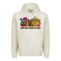 Oatmeal Heather peace love cinco de mayo Premium Hoodie - CTS Tumbler Store