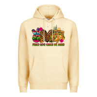 Peace Love Cinco De Mayo Premium Hoodie | Teevron