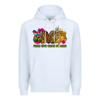 White peace love cinco de mayo Premium Hoodie - CTS Tumbler Store