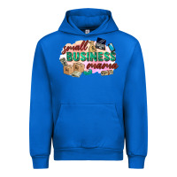 Cobalt small business mama Urban Hoodie - Zillion Design Studio