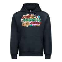 Navy small business mama Urban Hoodie - Zillion Design Studio