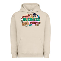 Pigment French Oak small business mama Urban Hoodie - Zillion Design Studio