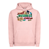Pigment Salmon small business mama Urban Hoodie - Zillion Design Studio
