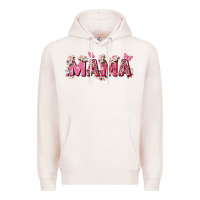 Pale Pink pink flowers mama Premium Hoodie - Zillion Design Studio