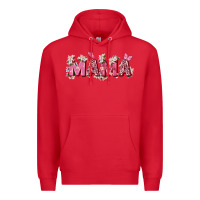 Red pink flowers mama Premium Hoodie - Zillion Design Studio