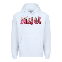 White pink flowers mama Premium Hoodie - Zillion Design Studio