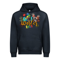 Navy social worker Urban Hoodie - Zillion Design Studio
