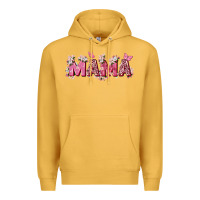 Mustard pink flowers mama Premium Hoodie - Zillion Design Studio