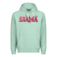 Seafoam pink flowers mama Premium Hoodie - Zillion Design Studio