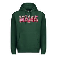 Sports Green pink flowers mama Premium Hoodie - Zillion Design Studio
