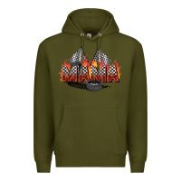 Army Green race mama Premium Hoodie - Zillion Design Studio