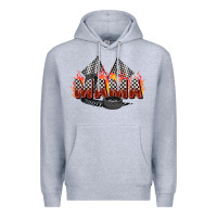 Heather Grey race mama Premium Hoodie - Zillion Design Studio