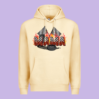 Race Mama Premium Hoodie Designed By Zillion Design Studio