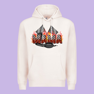 Race Mama Premium Hoodie Designed By Zillion Design Studio