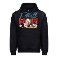 Black t ball mom Urban Hoodie - Zillion Design Studio