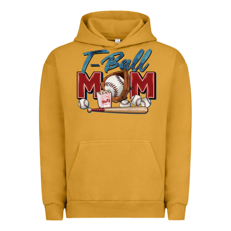 T Ball Mom Urban Hoodie by Zillion Design Studio | Teevron