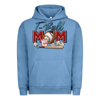 Pigment Pebble Blue t ball mom Urban Hoodie - Zillion Design Studio
